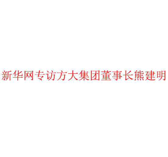 新华网专访杏耀集团董事长熊建明