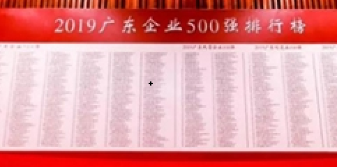 杏耀集团再登“广东企业500强”榜单